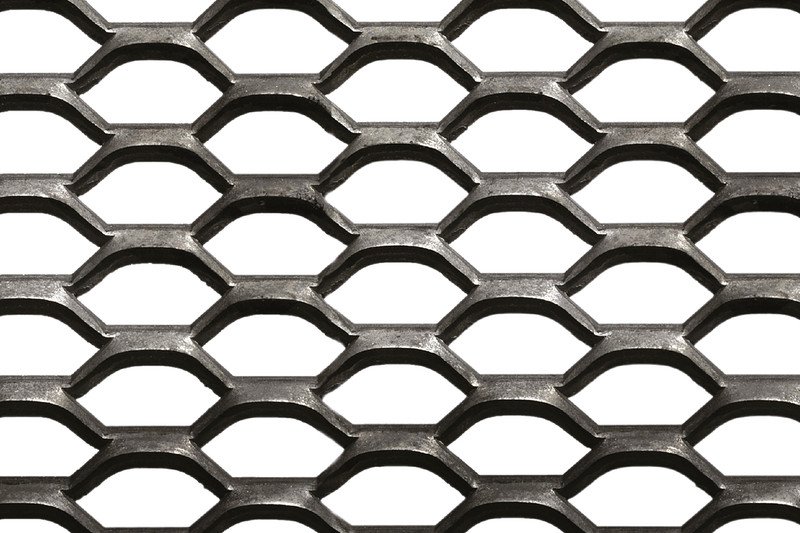 Hexagonal expanded metal mesh