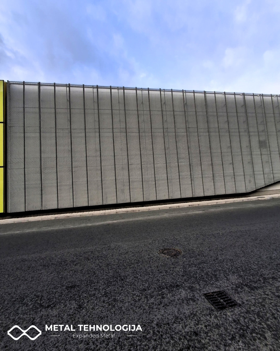 Modern shopping center in Mostar with Skyline architectural metal cladding