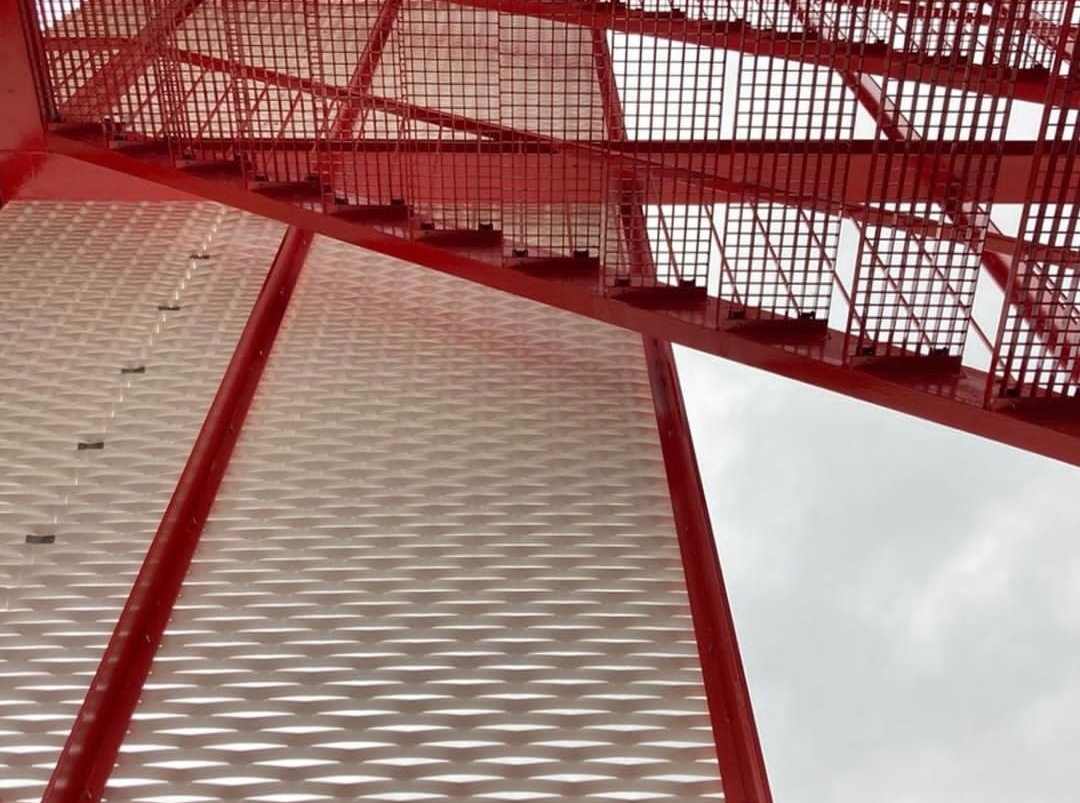 Architectural metal facade using Broadway XL expanded metal mesh in Croatia